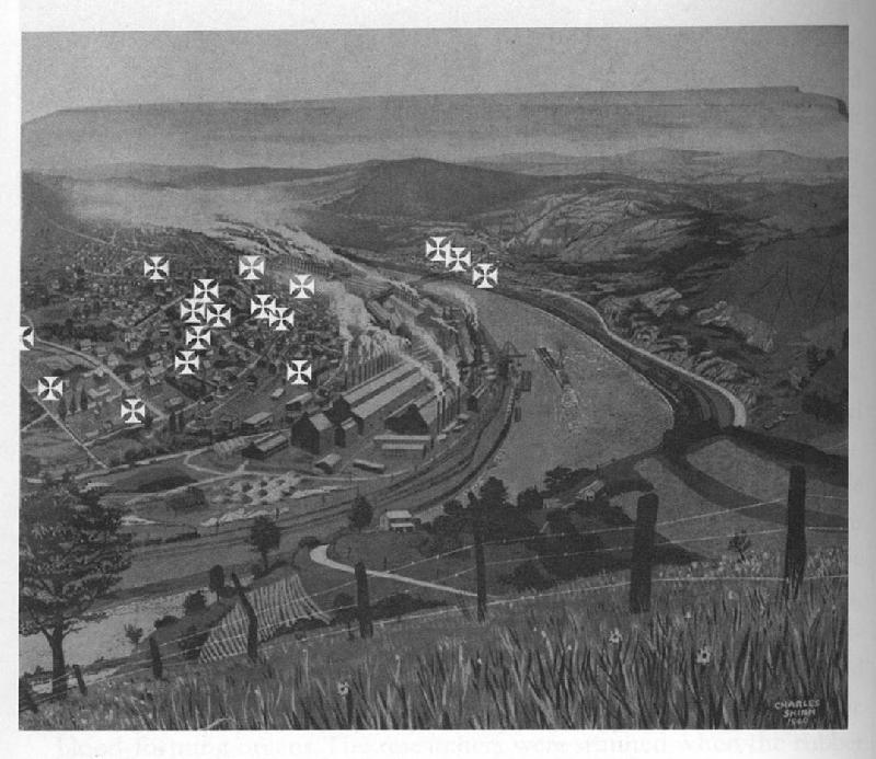 Areas View showing deaths